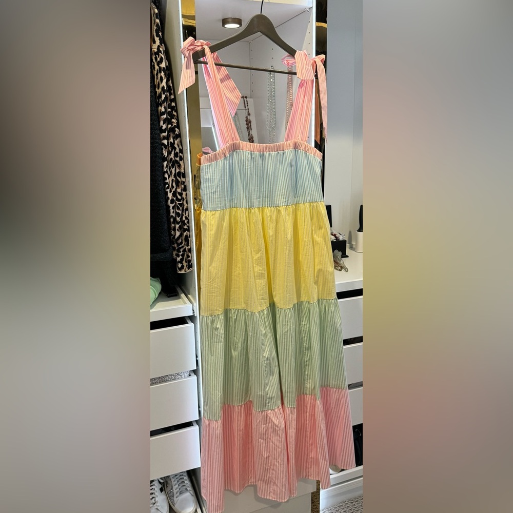 Show me your MuMu Sabrina Maxi Dress Size Large - Picture 2 of 3